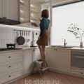 Стремянка-табурет Stage, серый (17250000)
