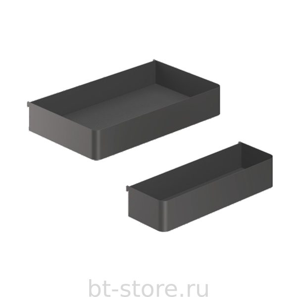 Выдвижная тандем система Alumove Space Pro с 6+6 корзинами для высоких шкафов 600 мм, антрацит (UL36006PG)