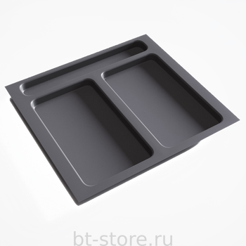 Лоток для ведер VS Envi Free Plus, цвет антрацит, 600 мм (90005310)