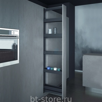 Система Sige Level Pro для фасада 200 мм, высота 1880-2180 мм, антрацит (10230034)